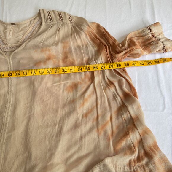 FREE PEOPLE Tie Dye Me Down Rayon Swing Top - Picture 7 of 13